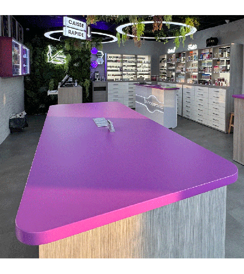 Protection comptoir sur-mesure