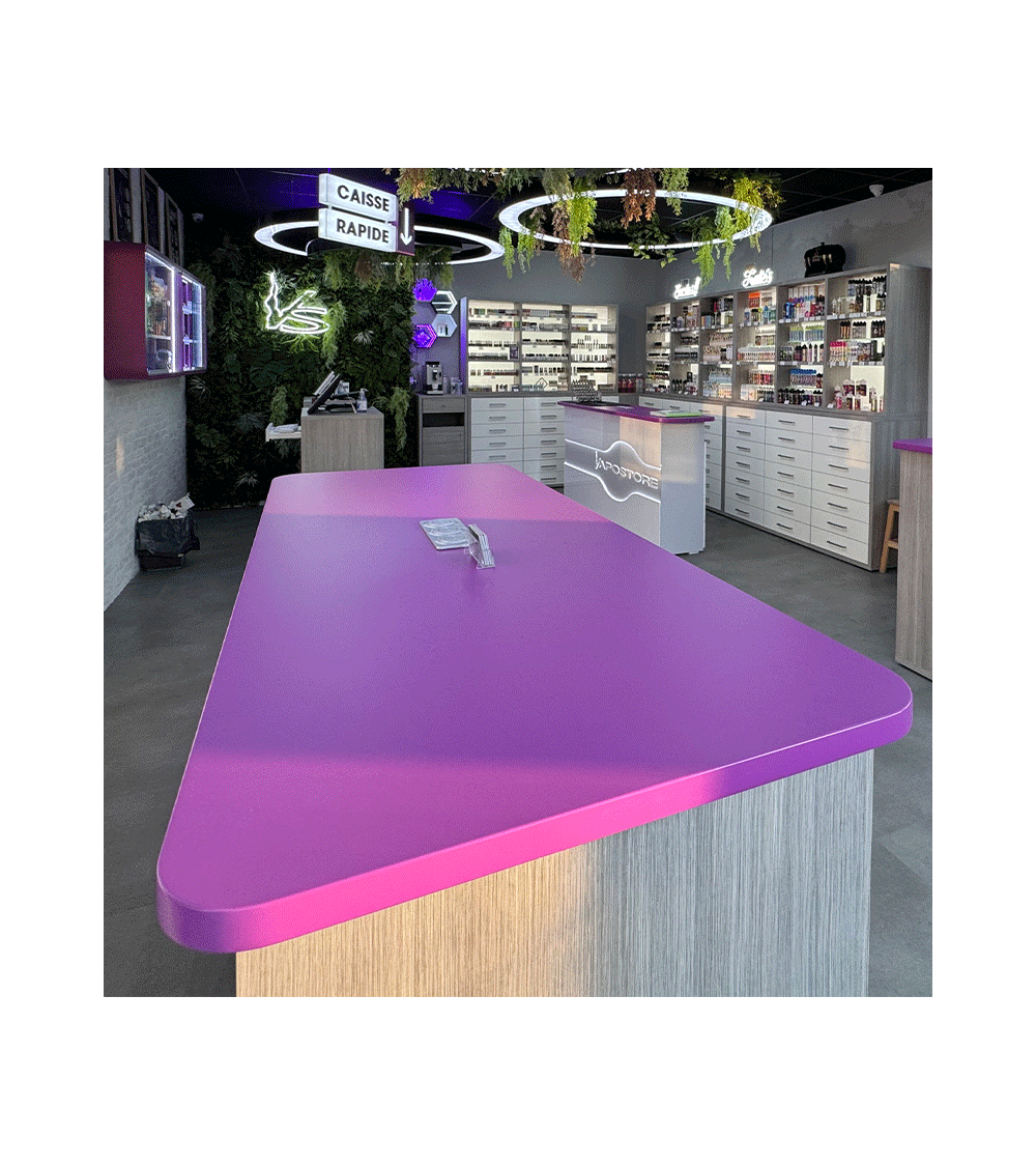 Protection comptoir sur-mesure