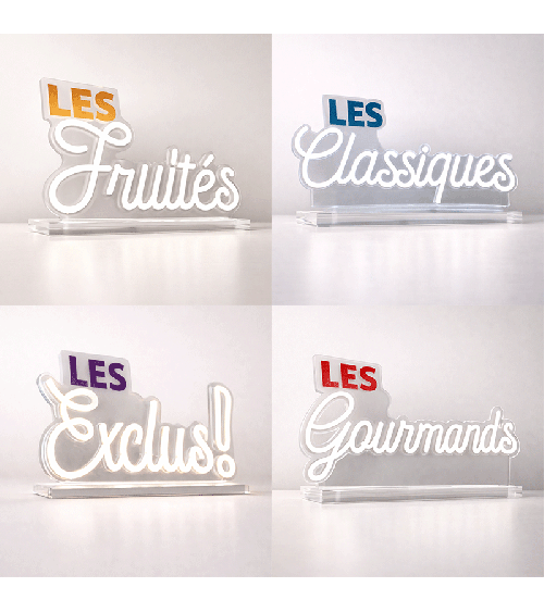 Néon Pack de 4